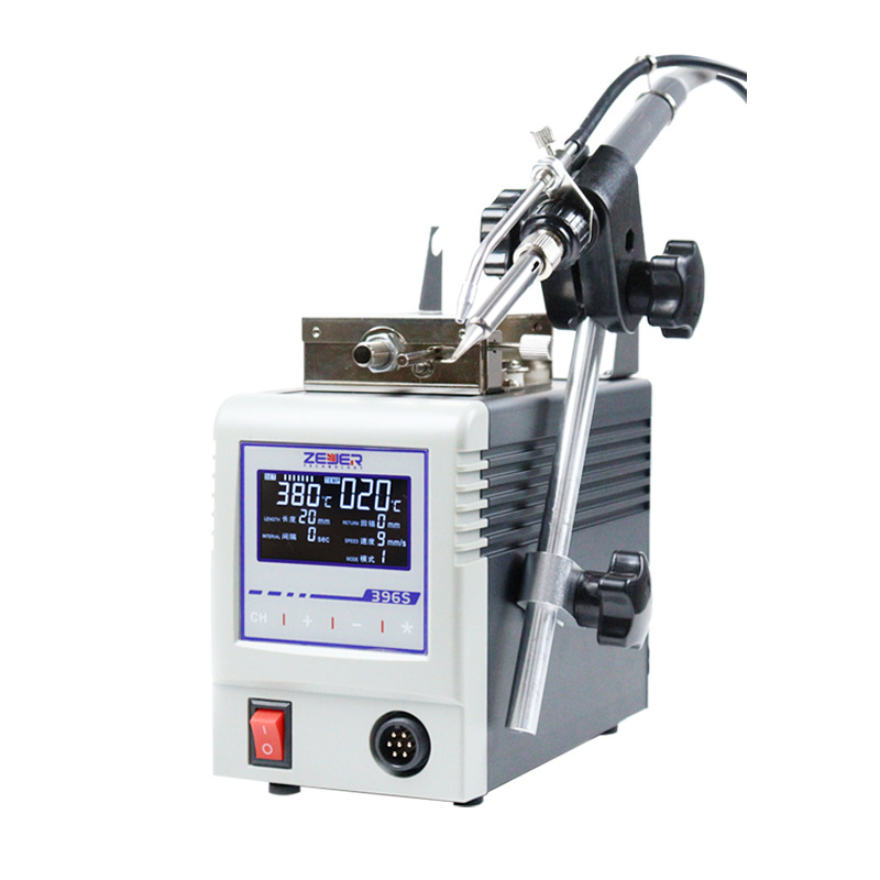 Zhijia 396 high-power intelligent LCD screen digital display dual working mode constant-temperature soldering iron intelligent soldering station Item Picture