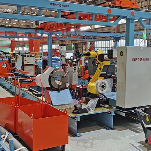 The fully intelligent production line can achieve efficient, precise and batch production of pipeline prefabrication full figure