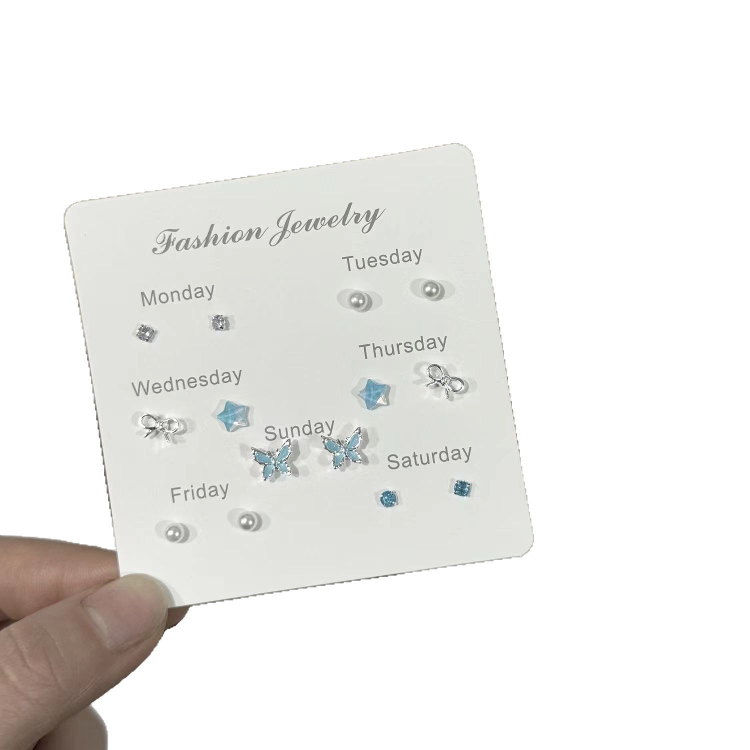 Sweet and cool ins forest-themed, fresh, cute and sweet little butterfly stud earrings, elegant and small, simple and versatile earrings Item Picture