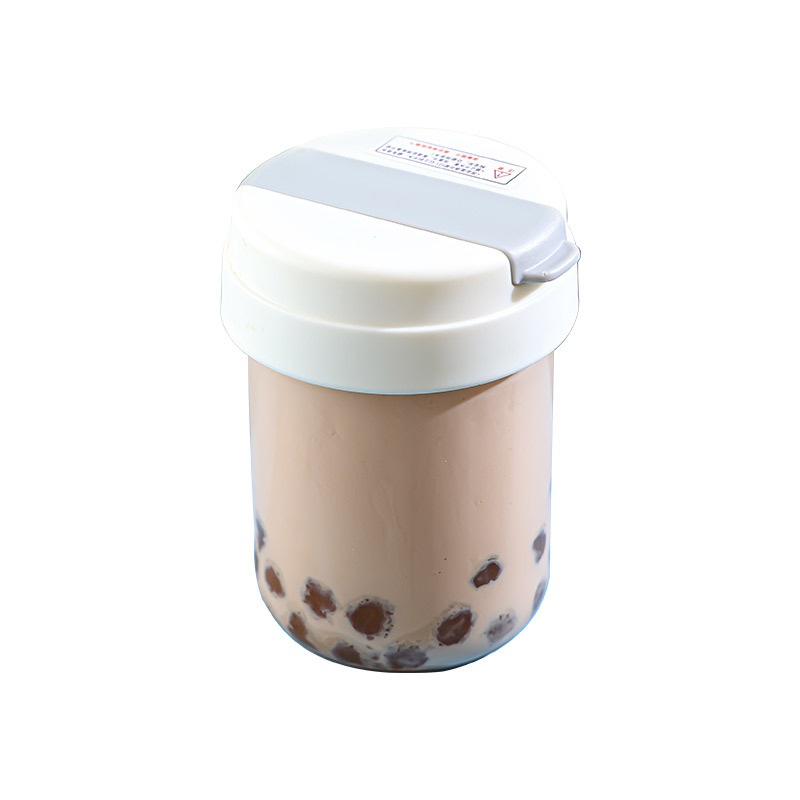 Customized straw direct drinking glass cup, sealed ins high appearance level water cup, portable drinking cup, glass milk breakfast cup Item Picture