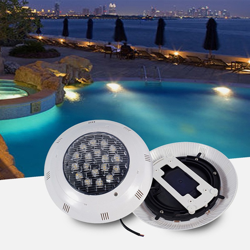 Cross-border led swimming pool bath wall lamps, underwater fish pond pool lamps, diving seven-color underwater wall-mounted lighting full figure