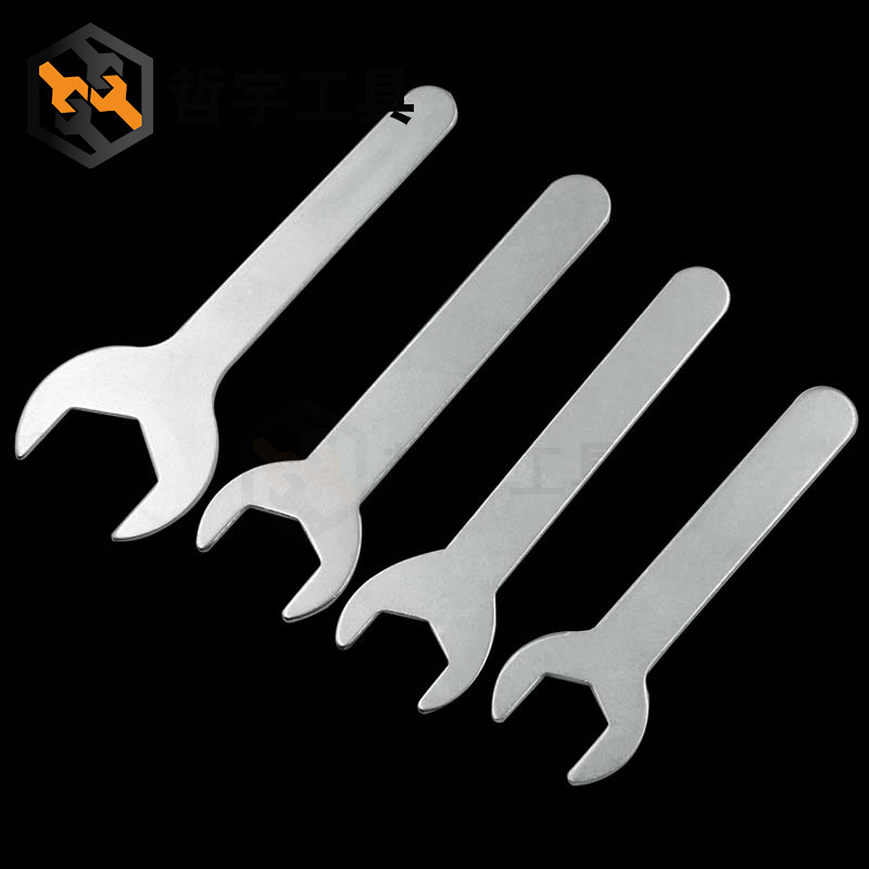 4-42 Simple open-end wrench, one-time delivery of open-end small wrench, sheet metal stamping single-head thin plate fork wrench Specification drawing