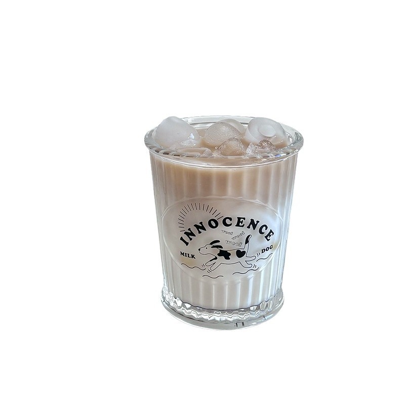 Homemade niche glass cups, single dog cold brew coffee cups, couple water cups, teenage girl breakfast cups, milk cups Item Picture