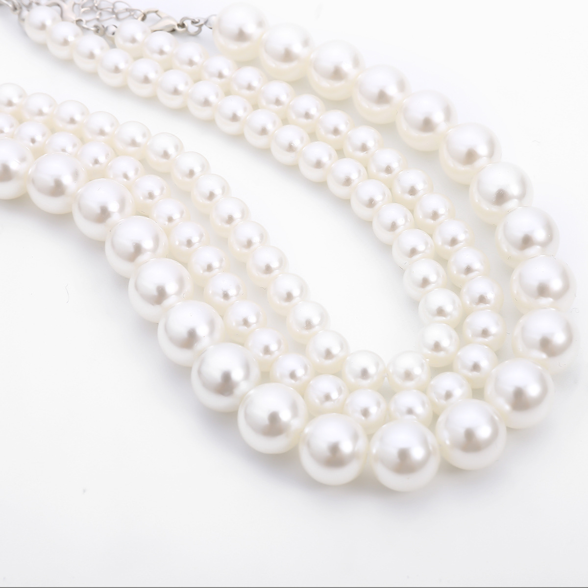 European and American fashion cross-border accessories, Bohemian-style multi-layered necklaces, popular pearl necklaces for mass street style Application Scenario
