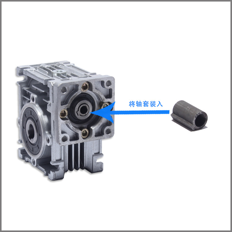 RV030 worm gear and worm bushing /57 stepper/closed-loop motor with worm gear reducer connection bushing details Picture