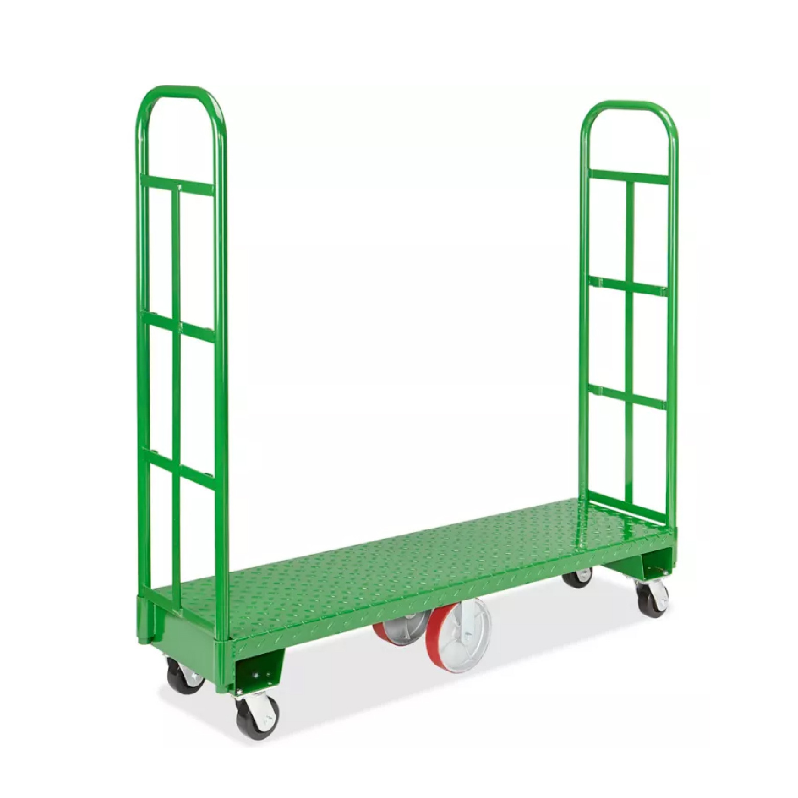 MT-LRC supplies six-wheel trolleys, logistics six-wheel turnover carts, and metal turnover logistics trolleys for direct sales Item Picture