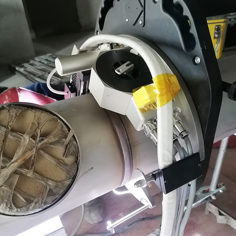 Large oil and gas pipeline welding equipment, field automatic welding machine, 360-degree pipeline welding MWG-2 Application Scenario