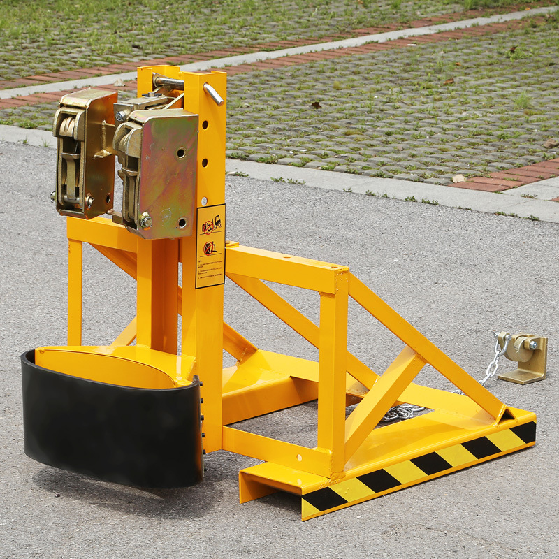 Wholesale of oil drum clamps, forklift oil drum clamps, unloader, double-drum oil drum clamps, heavy-duty eagle-beak oil drum handling grabs undefined