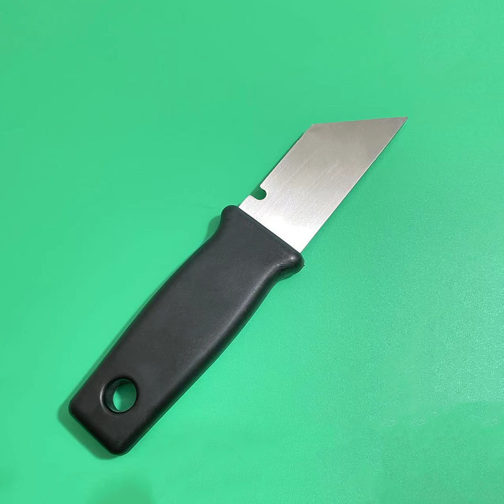 Fengmeng leather shoe knife, ABS plastic handle, durable blade, special leather and fabric cutting knife, Yangjiang small knife for cutting Specification drawing
