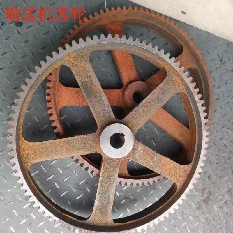 Conveyor gear accessories cast iron spur gear 5-mold industrial transmission sprocket gear complete set Application Scenario