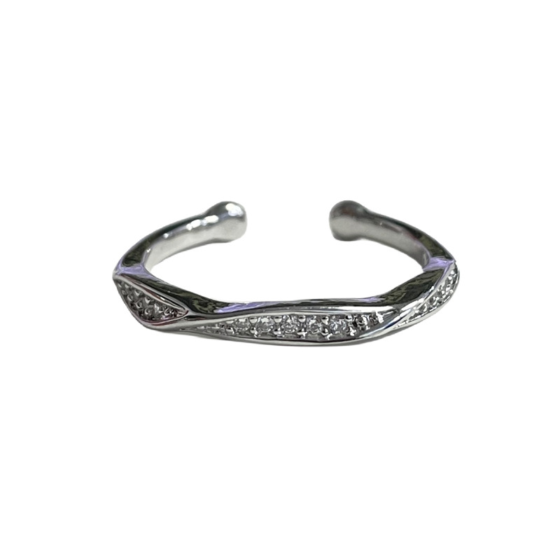 A simple, new, fashionable and compact open-top ring for women with a cold personality, versatile and high-end feel, and a light luxury index finger ring that is niche Item Picture