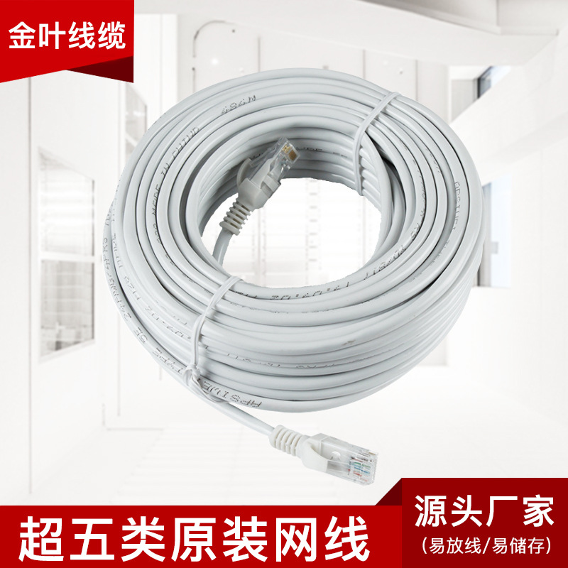 Computer patch cords, super Category 5 finished network cables, unshielded network cables, CAT5E network broadband cables, router cables full figure