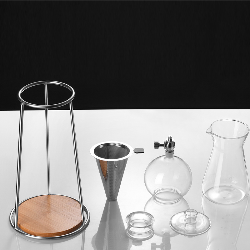 Stand iced drip coffee pot, drip filter iced tea cold brew pot set, high borosilicate glass hand-brewed coffee equipment Application Scenario
