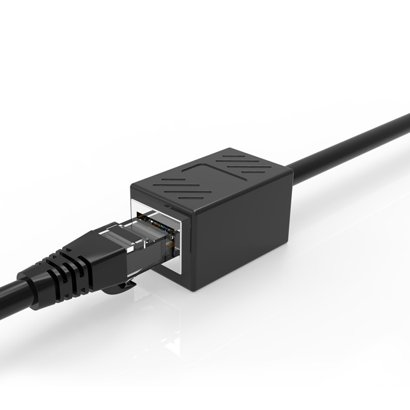 Manufacturer's RJ45 network cable connector for network dual-way head 8P8C shielded straight-through head network cable extender Application Scenario