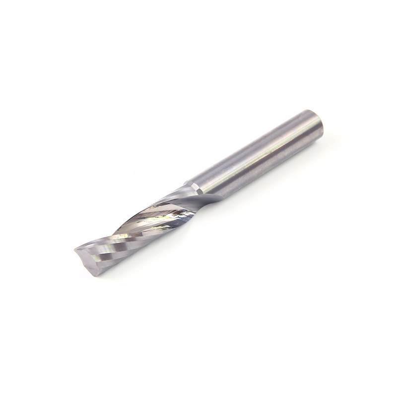 Tungsten steel single-edge helical milling cutter advertisement, computer numerical control engraving machine tool, acrylic PVC density board cutting knife Item Picture