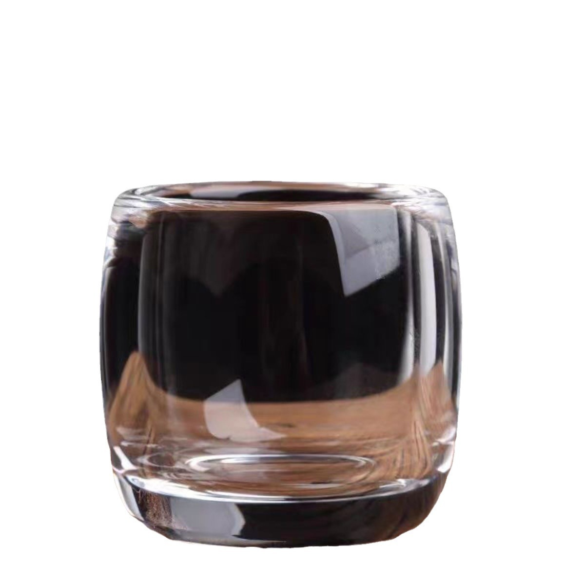 High-temperature resistant high-end glass cup, owner's cup, not hot to the touch, personal special thickened single cup, high-end health tea tasting cup Item Picture