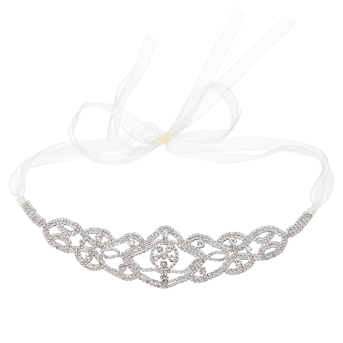 European and American luxury bride accessories, rhinestone hair bands, high-end wedding headwear, diamond-encrusted hair bands, wedding hair accessories wholesale Item Picture