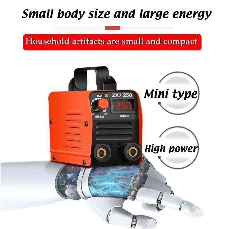 The Japanese technology electric welding machine is compact and portable. It is a complete set of 220V250 micro DC all-copper 315 electric welding machine for household use undefined