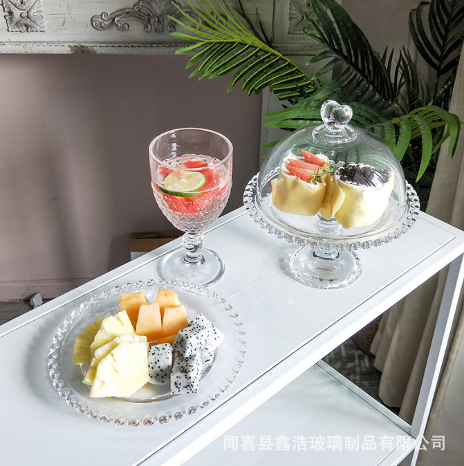 Wholesale fruit platters, snack plates, transparent candies, creative home modern simple and creative handcrafted home soft furnishings Application Scenario