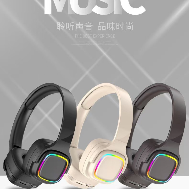 The 2025 new SY-31 high-end and fashionable over-ear wireless Bluetooth headphones with noise cancellation are compatible with Xiaomi and Huawei details Picture