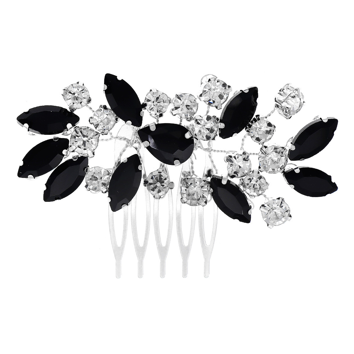Hot-selling bride hair combs in Europe and America, handcrafted claw-diamond flower bouquets, women's flower-patterned dresses, hairpins, wedding gowns, photo albums, hair and headwear Item Picture