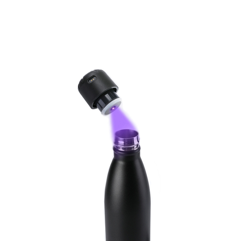 Cross-border exclusive cola bottle and water cup LIDS, smart uv magnetic suction tea cups, ultraviolet sterilization insulated cups, universal Item Picture