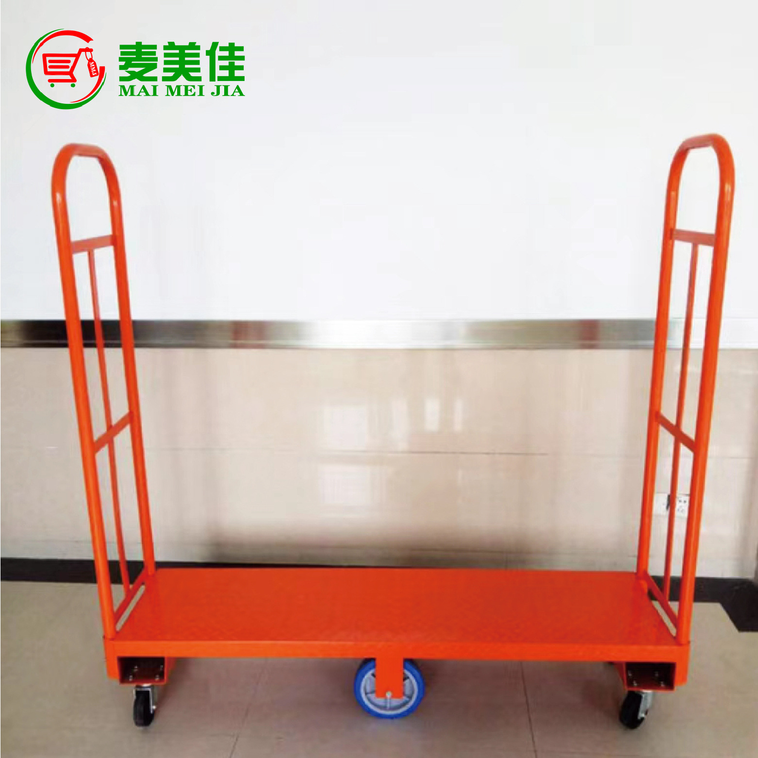 MT-LRC supplies six-wheel trolleys, logistics six-wheel turnover carts, and metal turnover logistics trolleys for direct sales Application Scenario