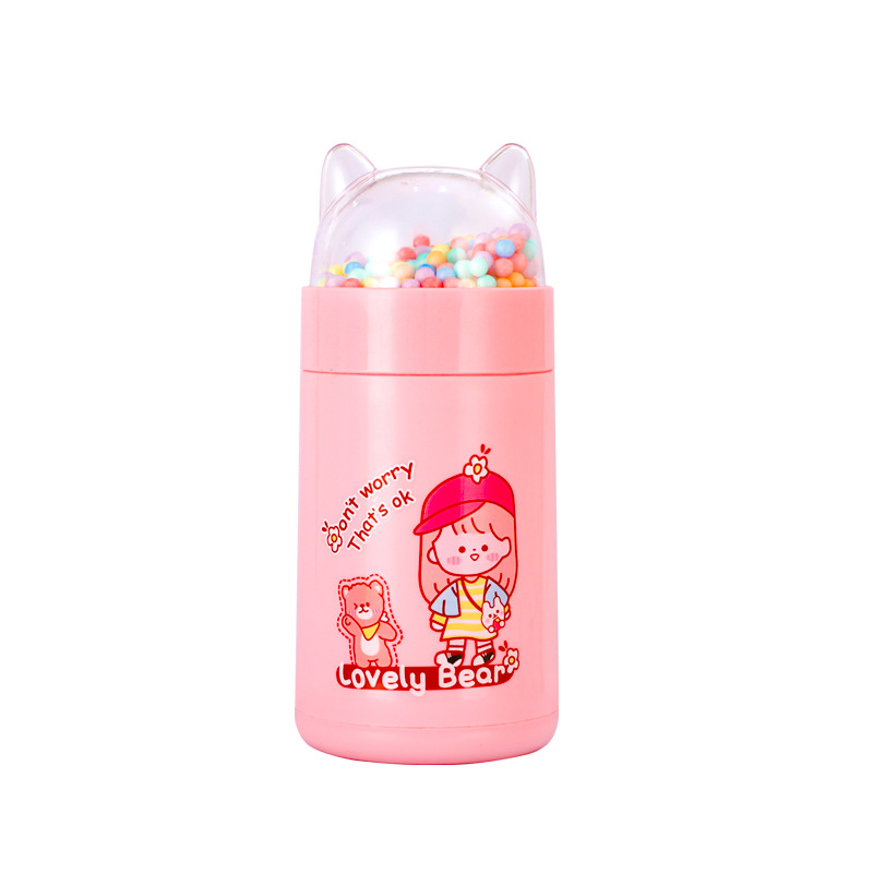Cartoon Maneki Neko Ball cups, female student gifts, opening ceremony gift cups, company team-building souvenir glass cups Item Picture