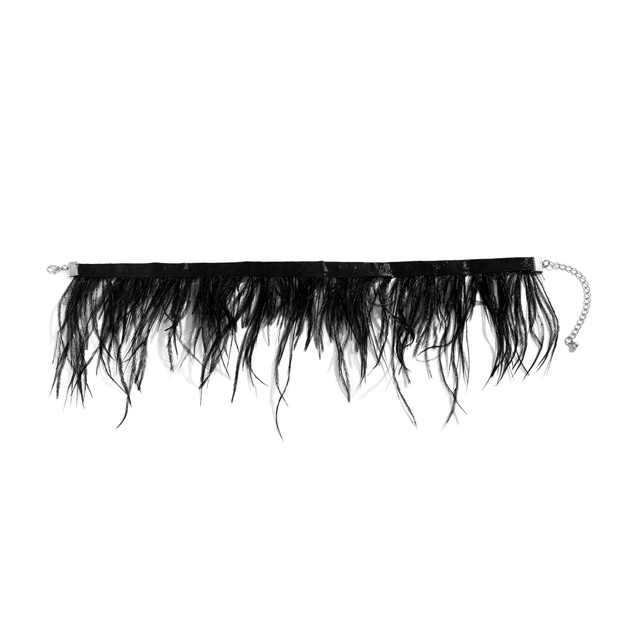 European and American cross-border jewelry, sweet and cool feather short necklace, unique choker, exaggerated handcrafted, versatile necklace for women Application Scenario