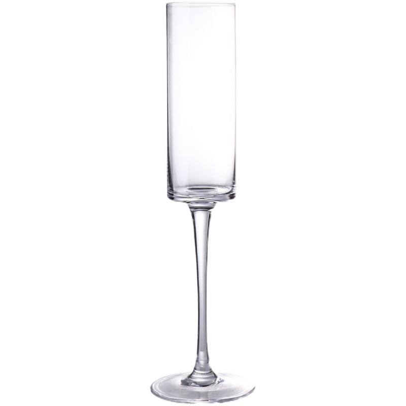 Slanted champagne glass, high appearance level, tall glass, flute cocktail, straight wine glass, cinched sparkling wine glass Item Picture