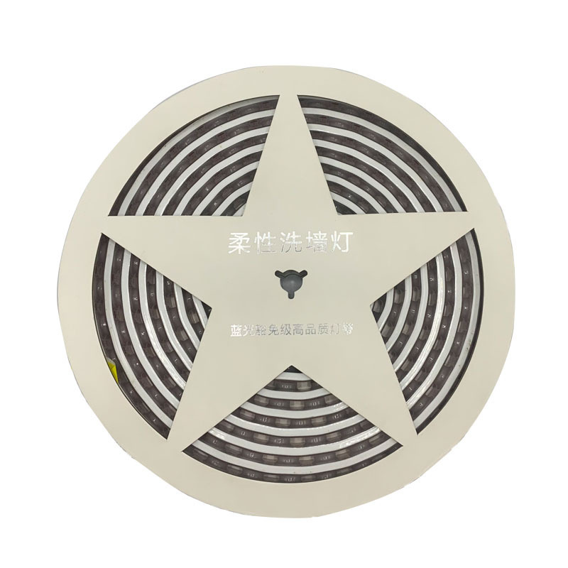 24V LED flexible wall-washing light, IP67 waterproof, bendable, staircase outdoor lighting lens, neon light strip Item Picture