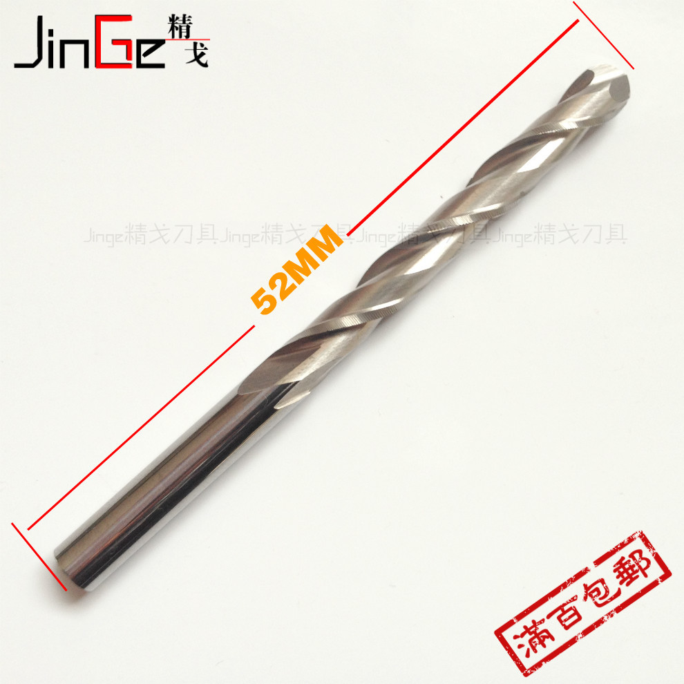 Jingge 6mm Double-edge helical ball-end milling cutter, computer engraving cutter, PVC solid wood relief ball-end cutter factory direct sales Specification drawing