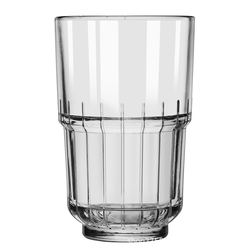 Household Americano glass water cup, women's breakfast juice drink cup, ins style stackable beer mug Item Picture