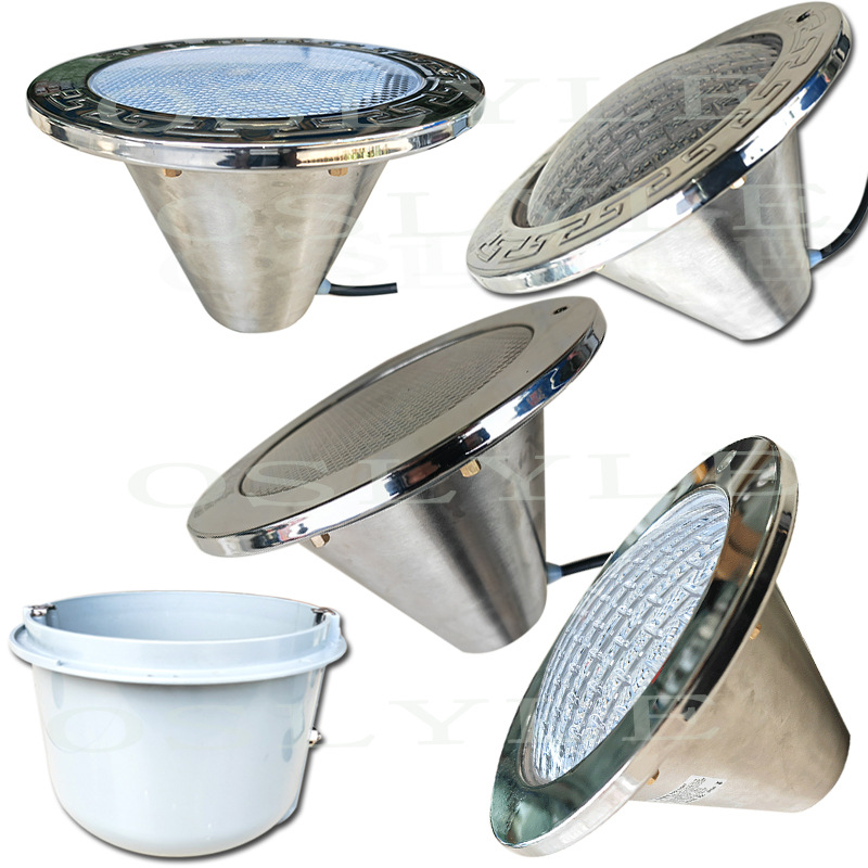Cross-border embedded stainless steel swimming pool lights, swimming underwater diving bottom concealed installation pre-buried underground water pool wholesale led Application Scenario