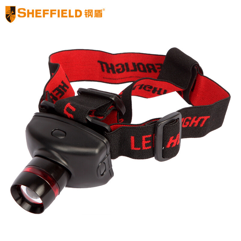 Steel Shield SHEFFIELD S030012 Three-level dimming Camping LED Headlamp, head-mounted high-brightness 3W High power full figure
