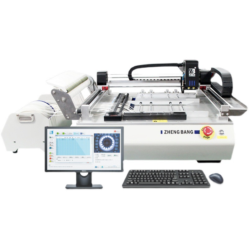 Zhengbang smt fully automatic small desktop high-speed vision placement machine led domestic manual Lede Co., LTD Item Picture