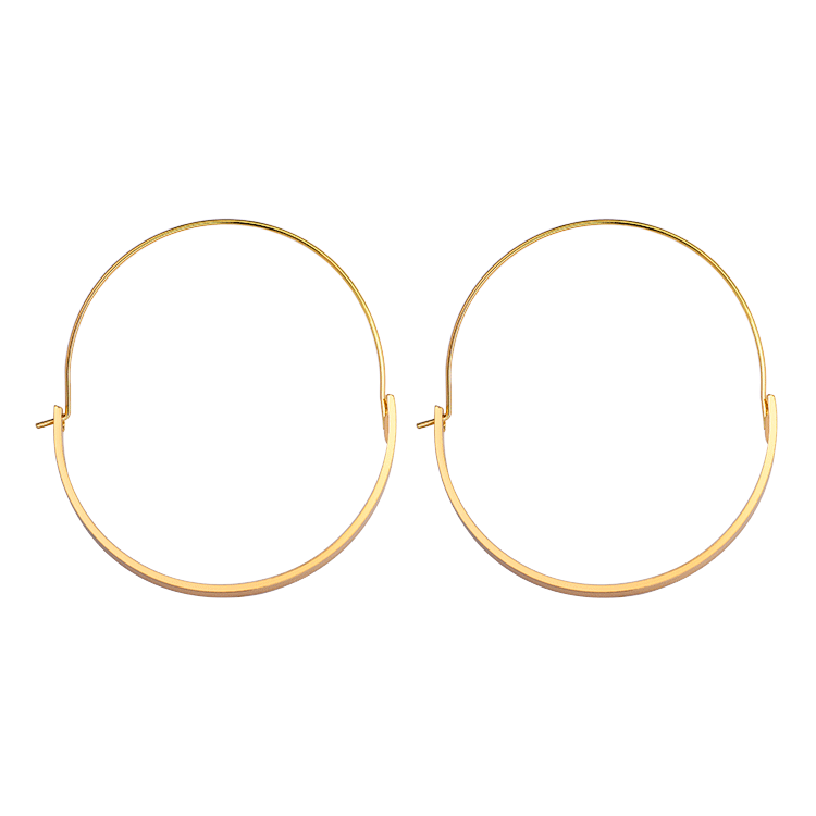 European and American style fashion OL semi-circular circle ins geometric earrings, simple and elegant texture, versatile new earrings wholesale Item Picture