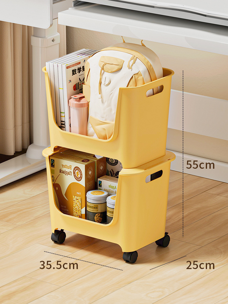 Schoolbag shelving, workstations under desks, pulleys, trolleys, office desks for organizing books, and book storage boxes undefined