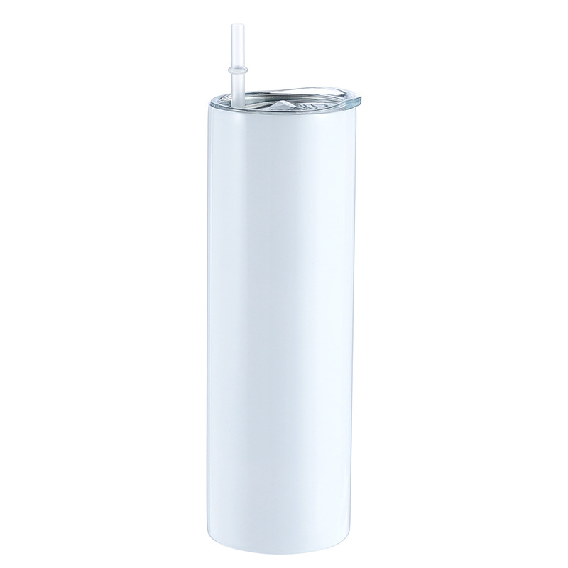 20oz straight water cup with heat transfer coating, Ice King car cup, heat sublimation vacuum double-layer stainless steel insulated cup Item Picture
