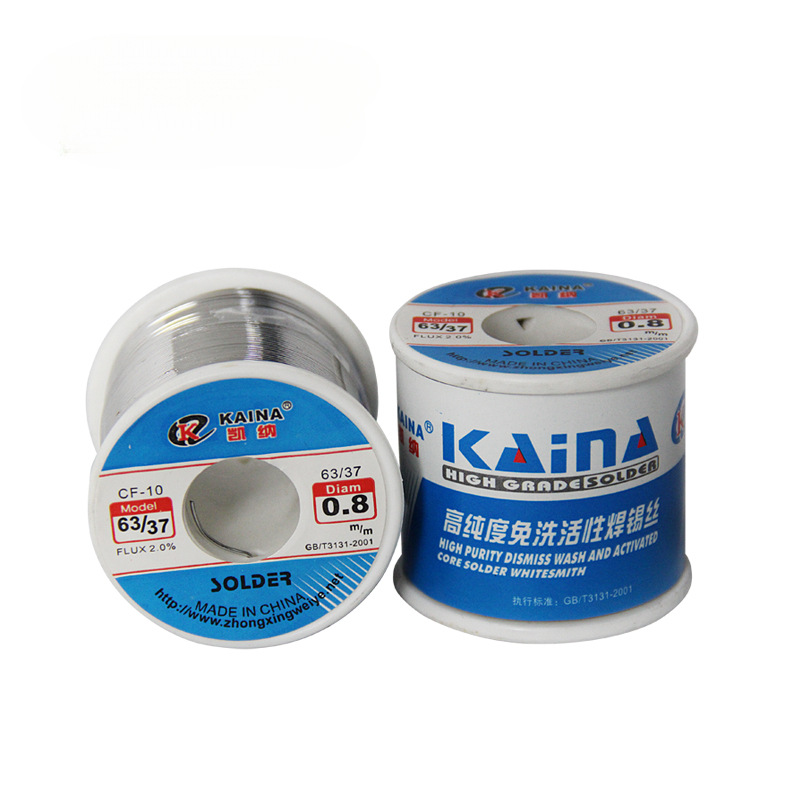 Wholesale of high-brightness self-cleaning solder wire, 63 solder, 0.8mm 1.0 rosin core solder wire, 450g solder wire Item Picture