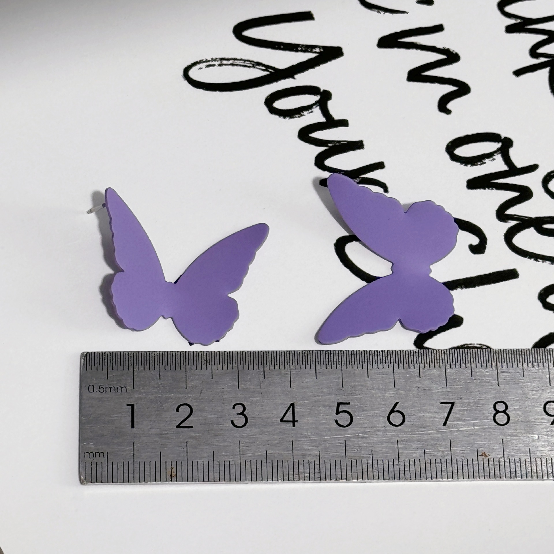 Fluttering butterflies ~ Butterfly stud earrings for women in Spring/Summer 2025, stylish and versatile, sweet and girlish earrings and earrings Application Scenario