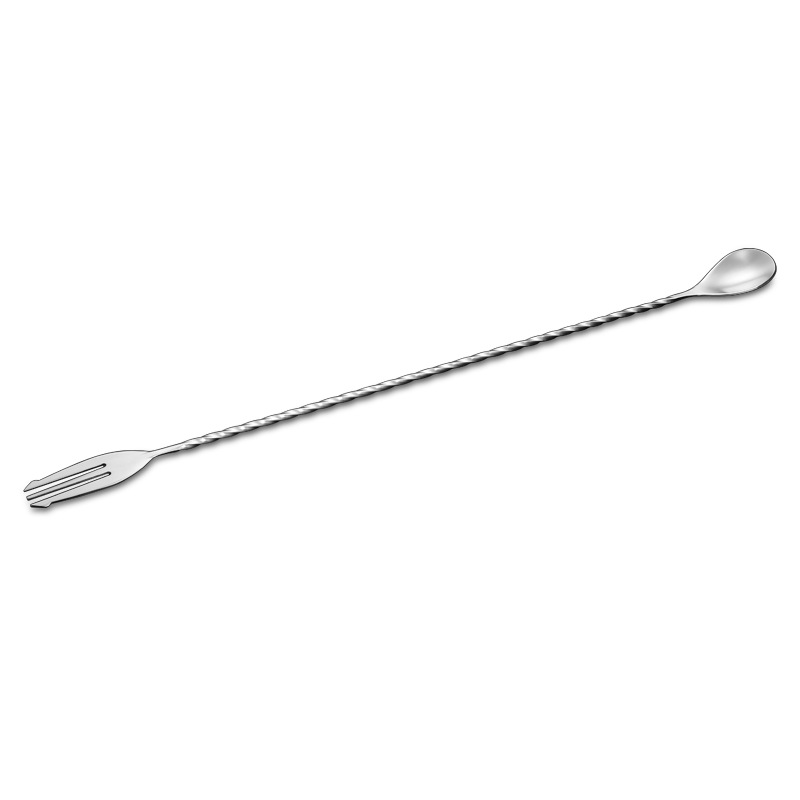 304 stainless steel spoon, bar spoon, mixing bar, cocktail mixing long-handled spoon, ice spoon, coffee and milk tea mixing bar Item Picture