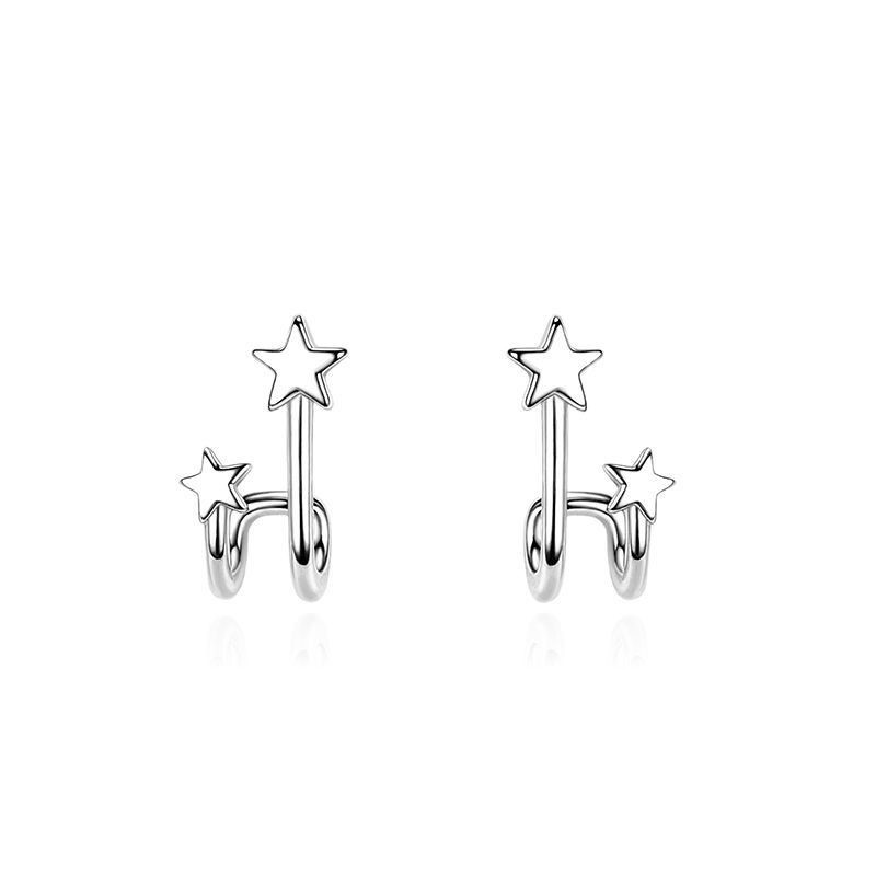 New creative star-shaped stud earrings for women, simple and student-sized, no need to remove for sleep, elegant and stylish, ins stud earrings and earrings Item Picture