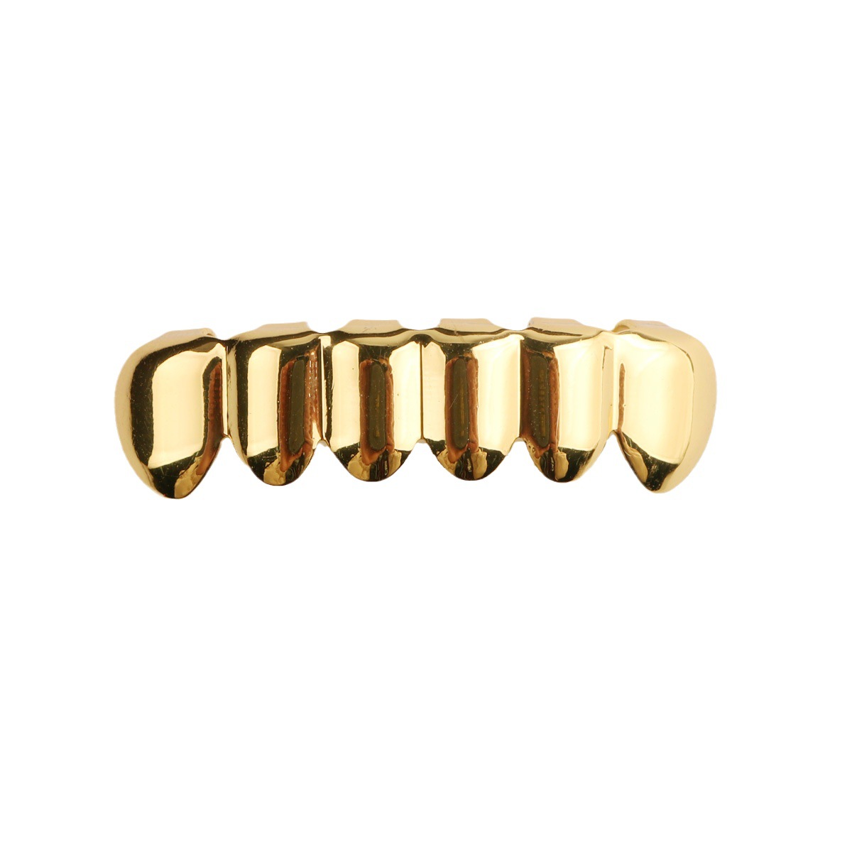 Cross-border best-selling hip-hop braces from Europe and America, digital 7 water diamond Hip-hop electroplated gold teeth decoration, Halloween punk y2k Item Picture