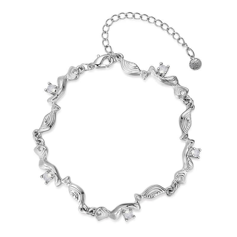 Original abstract irregular bracelet that doesn't fade, a cool summer style fashion versatile bracelet for women, a high-end accessory for women Item Picture