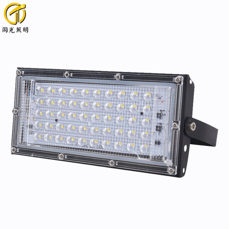 Cross-border LED floodlights, outdoor waterproof floodlights, led iodine tungsten lamps, RGB lawn floodlights, led spotlights full figure
