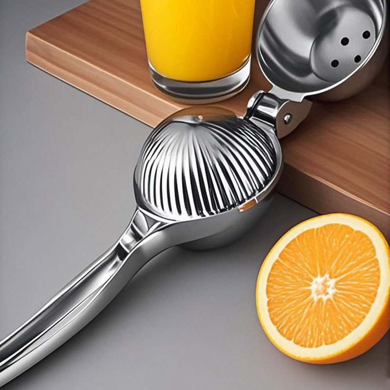 Stainless steel juicer, manual zinc alloy thickened lemon clamp, kitchen fruit juicer, small bar juicer Application Scenario