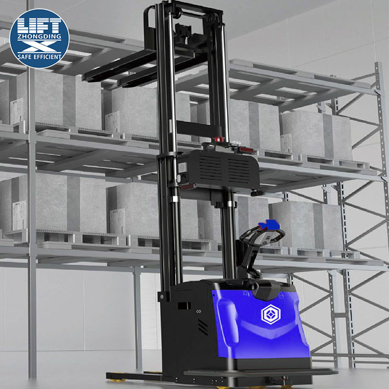 Automatic loading and unloading AGV, warehousing and logistics, pallet handling, forklift, intelligent handling, palletizing, heavy-duty stacking robot details Picture