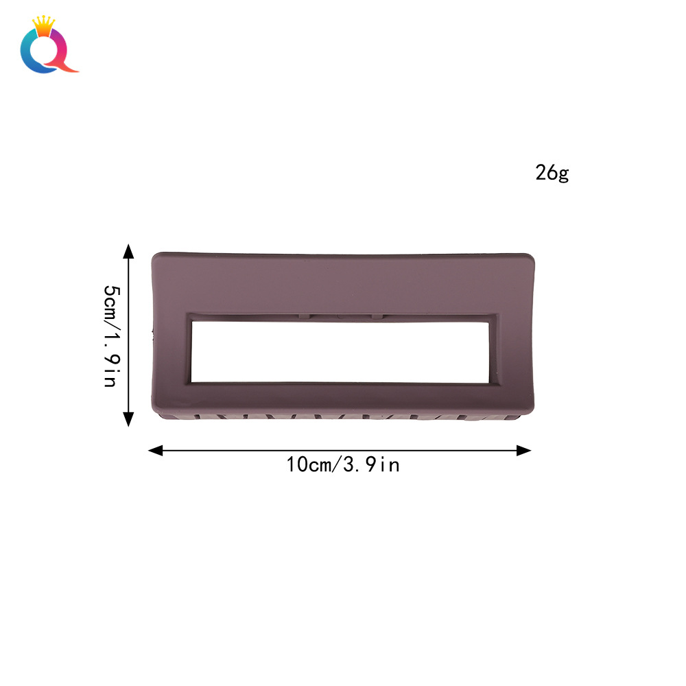 Qiyue Cross-border Simple Hair clips, large matte grab clips, shark clips, ins high-end style clips, children's hair accessories wholesale Item Picture