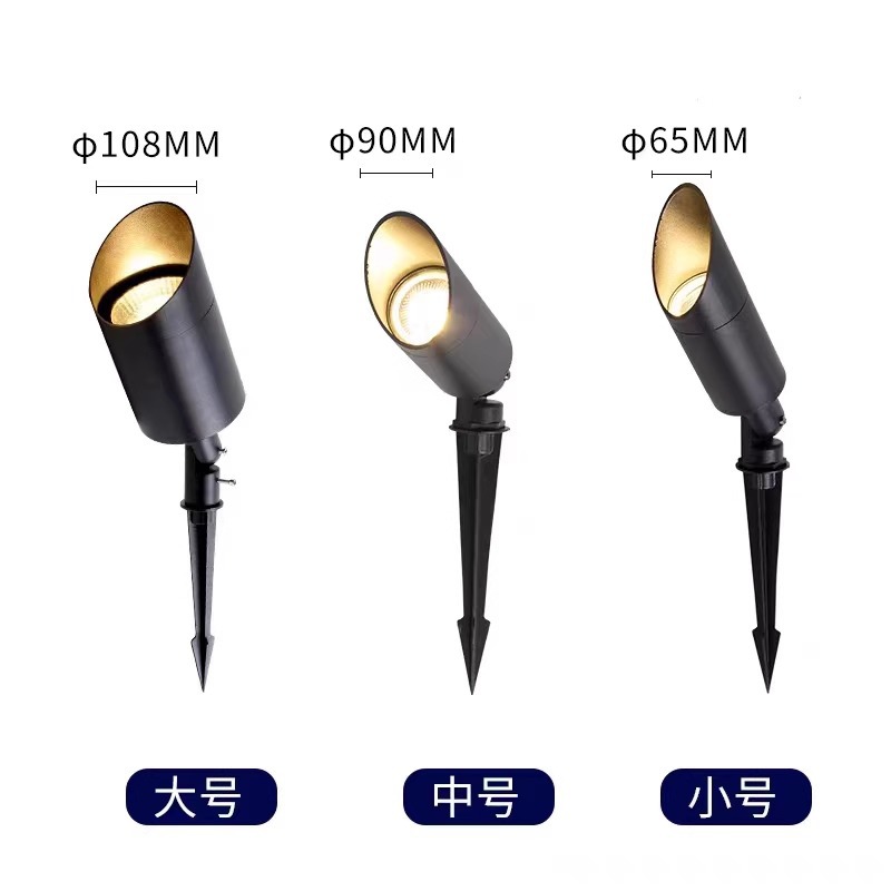 LED tree lights, outdoor waterproof ground lights, landscape garden storefront spotlights, courtyard lawn tree lights, and mud lights Specification drawing